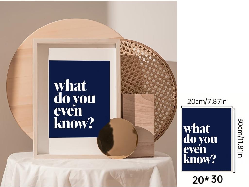 You Know - Set of Four