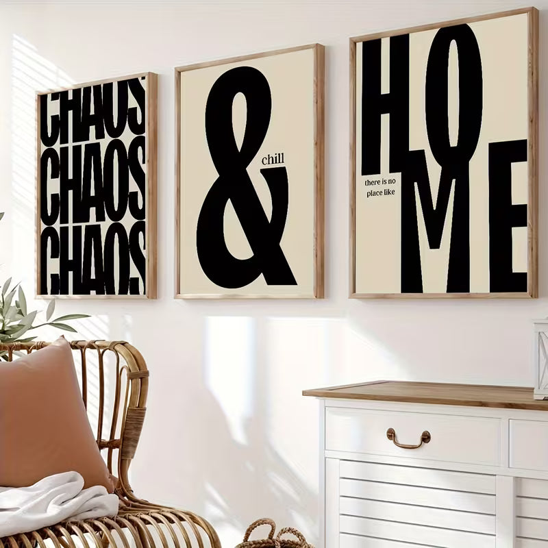 HO ME - Set of 3